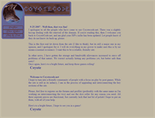 Tablet Screenshot of coyotecode.net